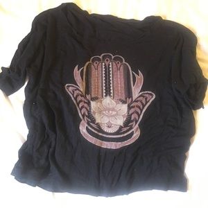 xl very comfy stretchy soft black t-shirt